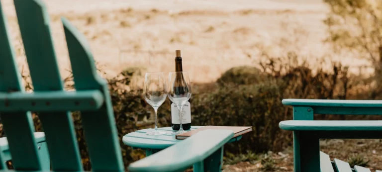 Wine at Sonoma Coast Villa in Bodega, CA